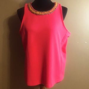 Cupio XL pink sleeveless top